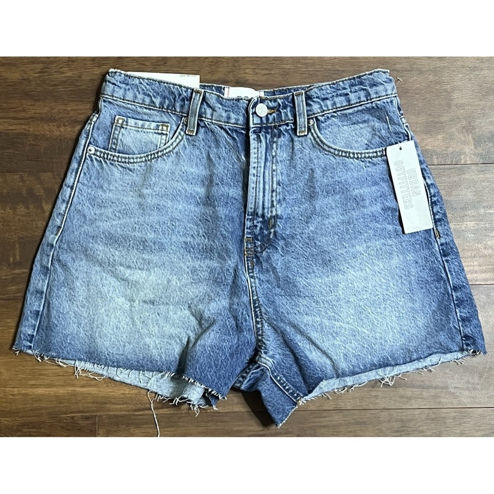 BDG Urban Outfitters Shorts Womens 29 Light Wash Denim A-Line Cut Offs NEW